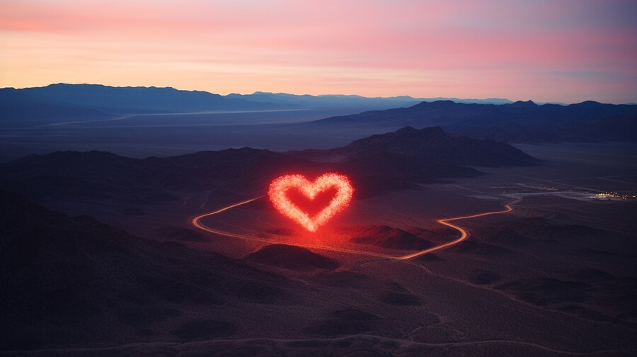 bright-3d-heart-shape-with-nature-landscape