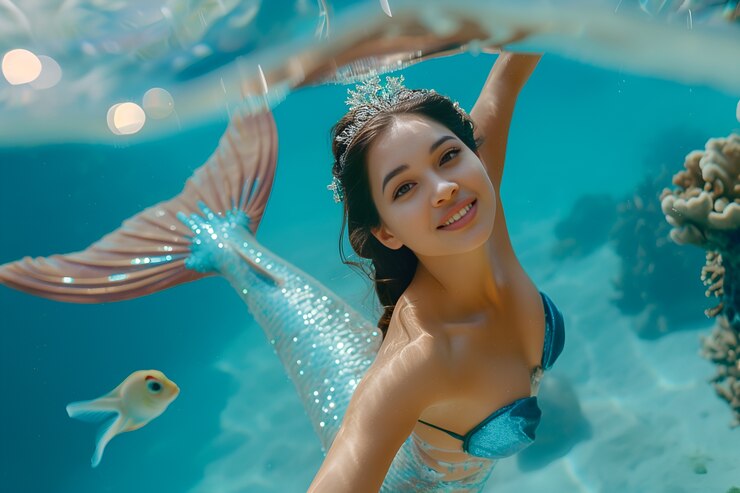portrait-woman-as-fantastic-mermaid-creature-with-tail
