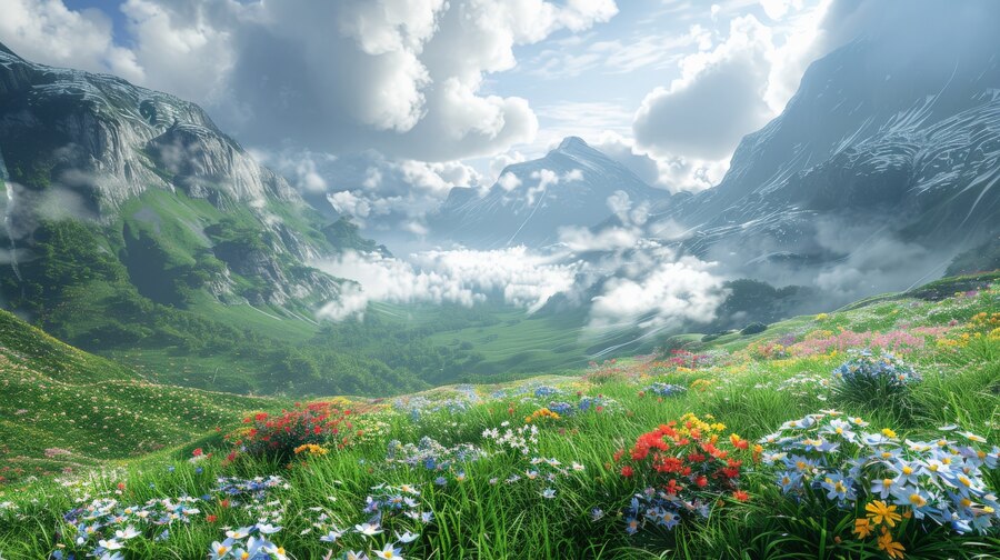 view-mountain-with-dreamy-aesthetic